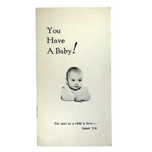 1963 Religious Baby Booklet – “You Have a Baby!” Mid‑Century Christian Ephemera